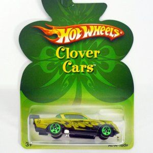 Hot Wheels At-A-Tude Clover Cars Green Die-Cast Car 2007